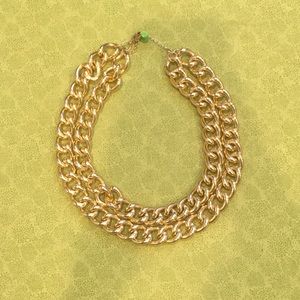 Gold chain necklace